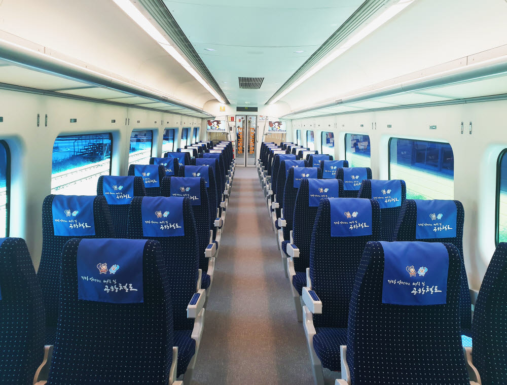 Express train of Airport Railroad in Seoul